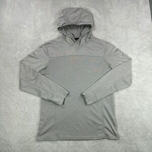KUHL Mens Gray Long Sleeve Performance Hoodie Pullover Size Small Hiking casual